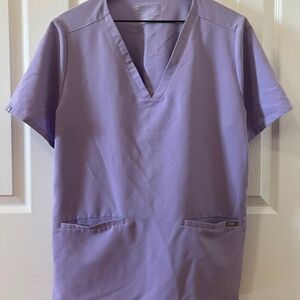 Purple Casma Scrub Top | Figs